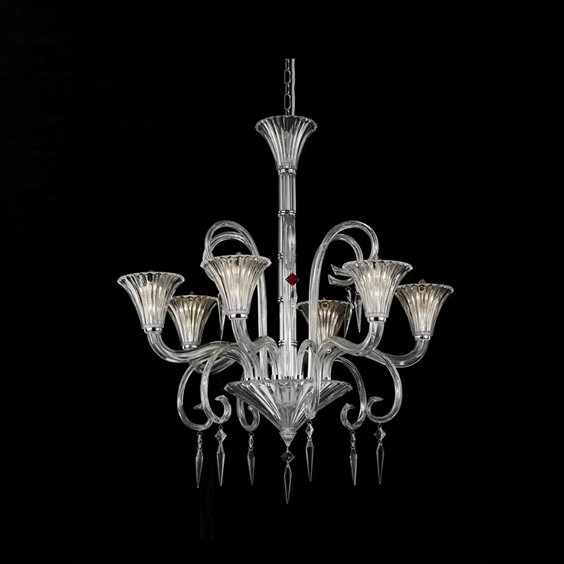 6 Lights Heritage Crystal Lighting - Arialamps