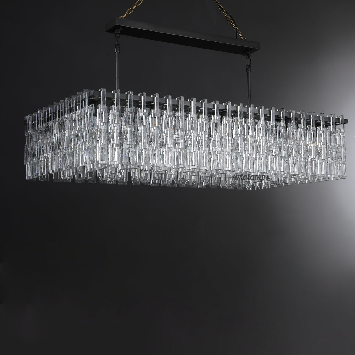 Aria Malachi Rectangle Chandelier 60"