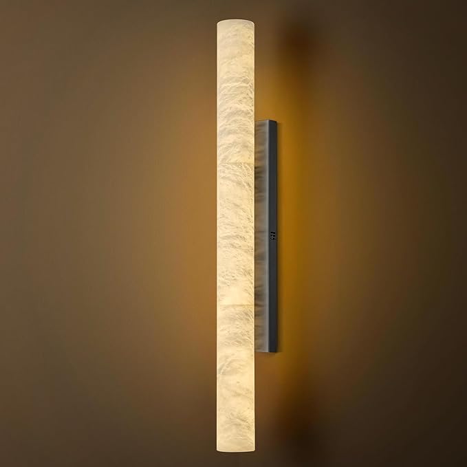 Calyxia Natural Alabaster Wall Sconces