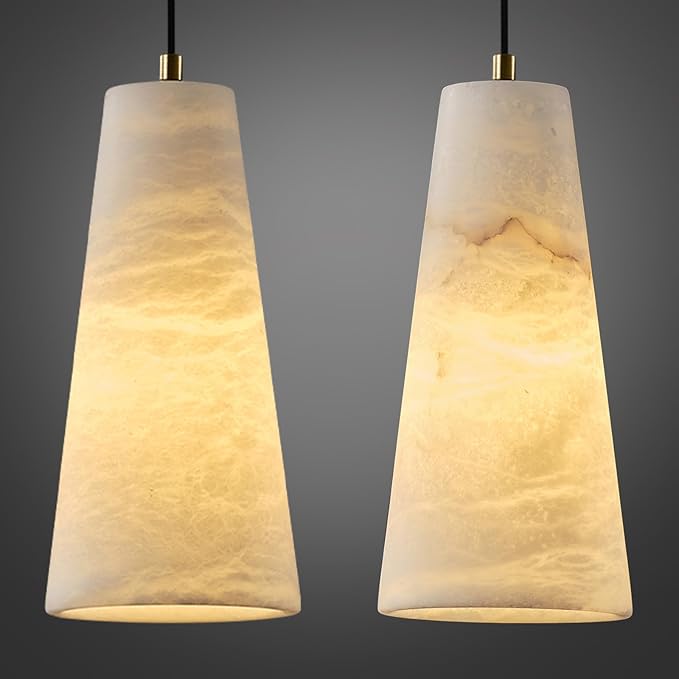 Zymera Alabaster Pendant Lights