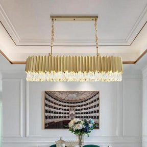 Aria April Dining Room Chandelier Gold