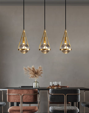 Crystal Pendant Lighting For Kitchen Island