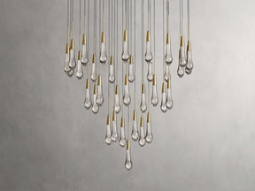 Solitaire Round Chandelier 17" 24" 36“ 58“