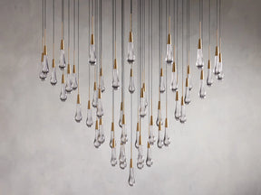 Solitaire Round Chandelier  58"D