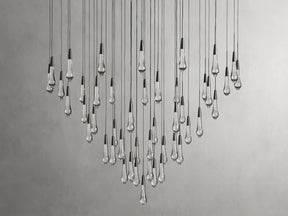 Solitaire Round Chandelier  58"D