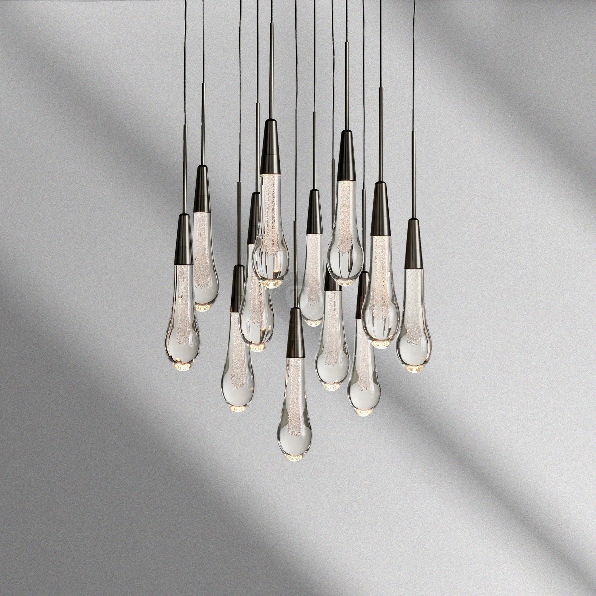 Soltaire Round Chandelier 17“ 24" 36“ 48“ 58“