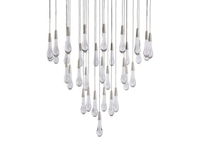 Solitaire Round Chandelier 17" 24" 36“ 58“