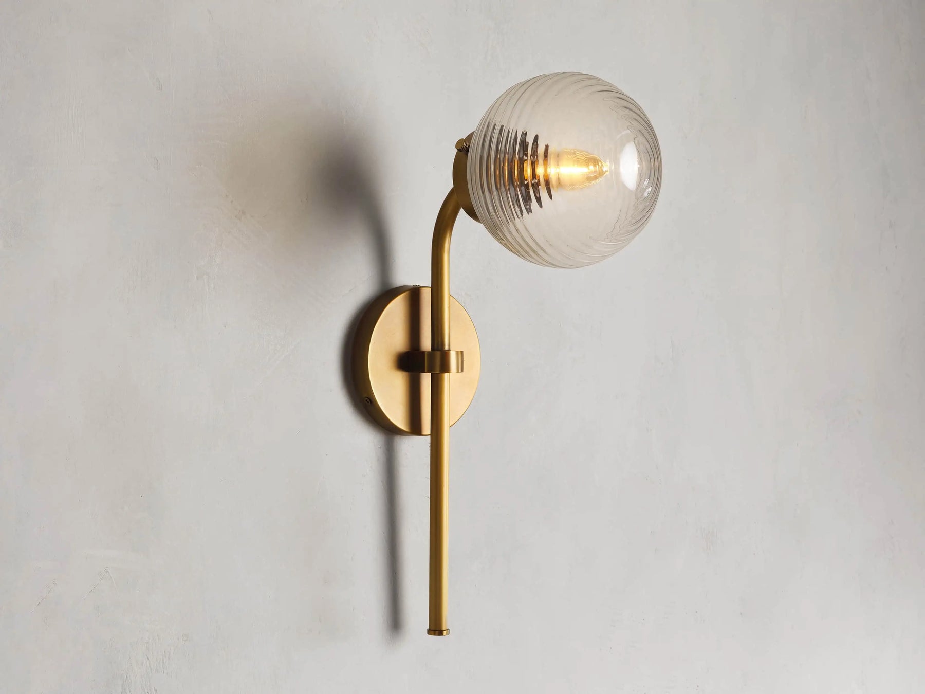 Sayre Linear Glass Globe Single Wall Sconce