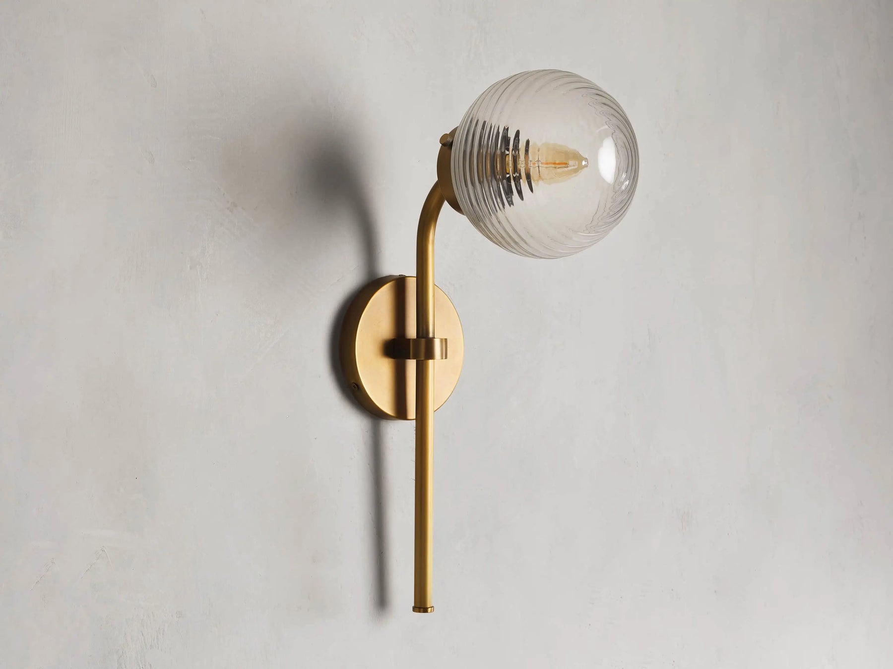 Sayre Linear Glass Globe Single Wall Sconce