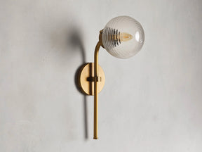 Sayre Linear Glass Globe Single Wall Sconce