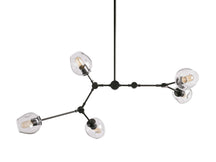 Covington Horizontal White Globe Branching Bubble Chandelier