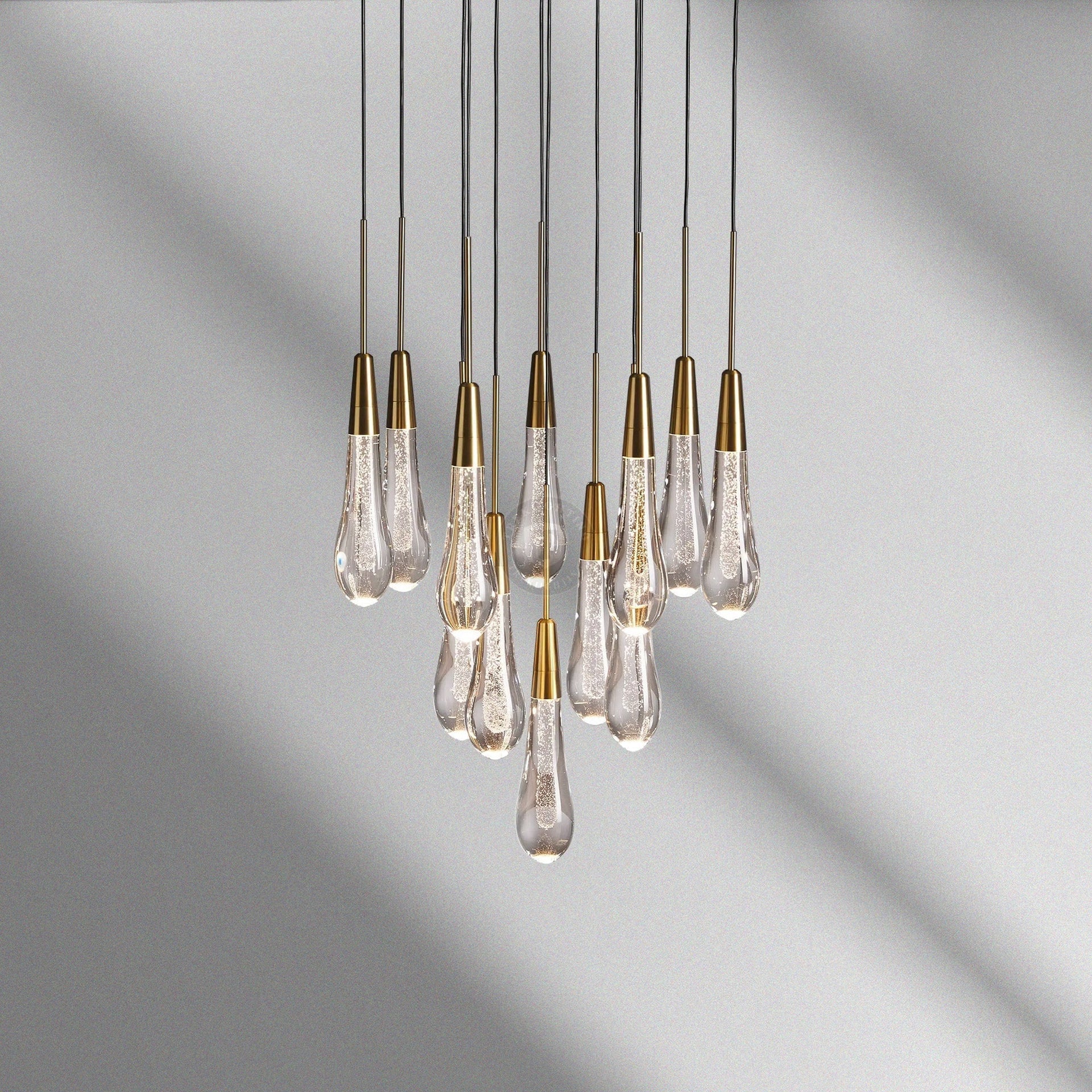 Soltaire Round Chandelier 17“ 24" 36“ 48“ 58“