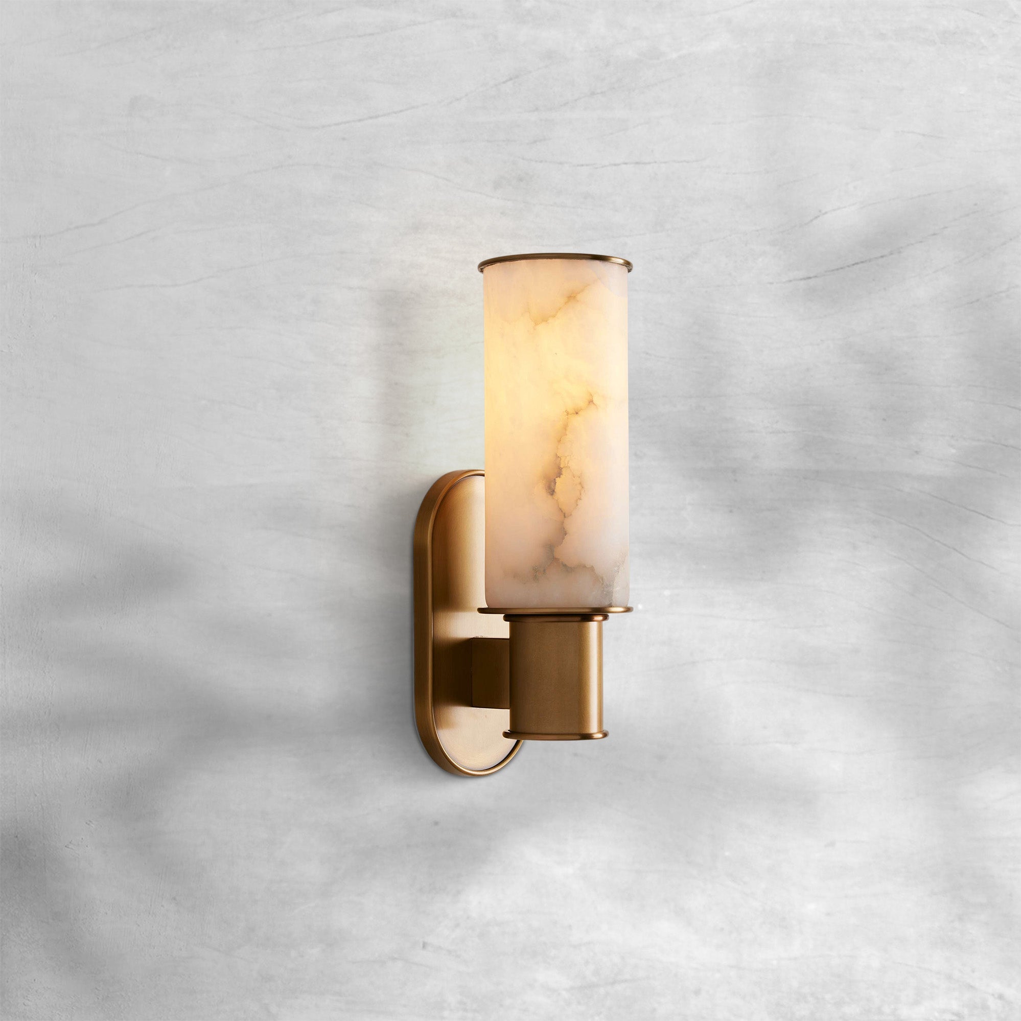 Harlin Wall Sconce in Alabaster - Arialamps