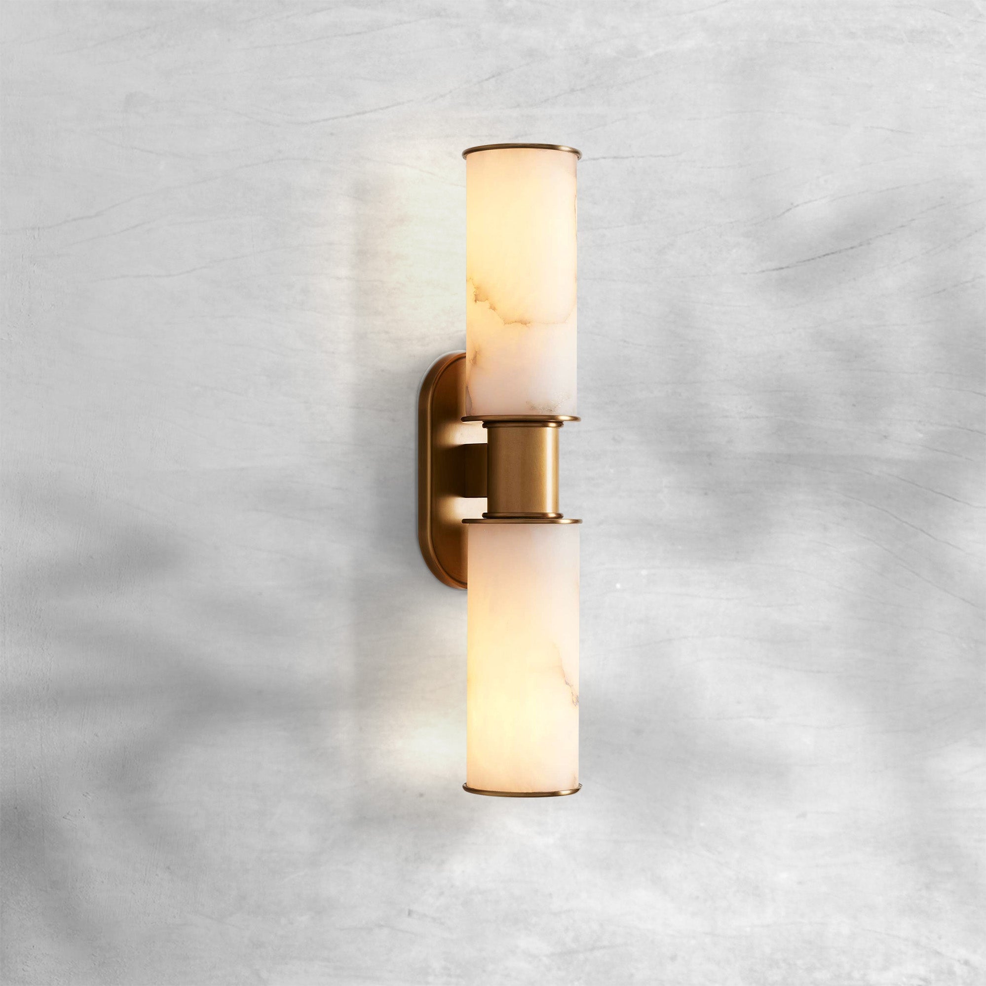 Harlin 2 - Light Wall Sconce in Alabaster - Arialamps