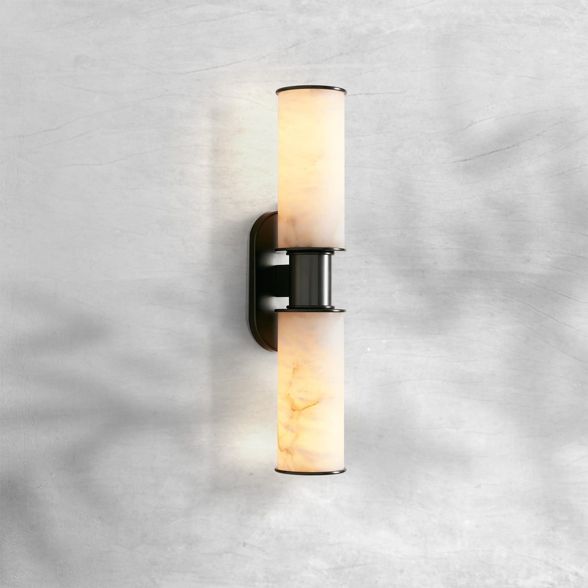 Harlin 2 - Light Wall Sconce in Alabaster - Arialamps