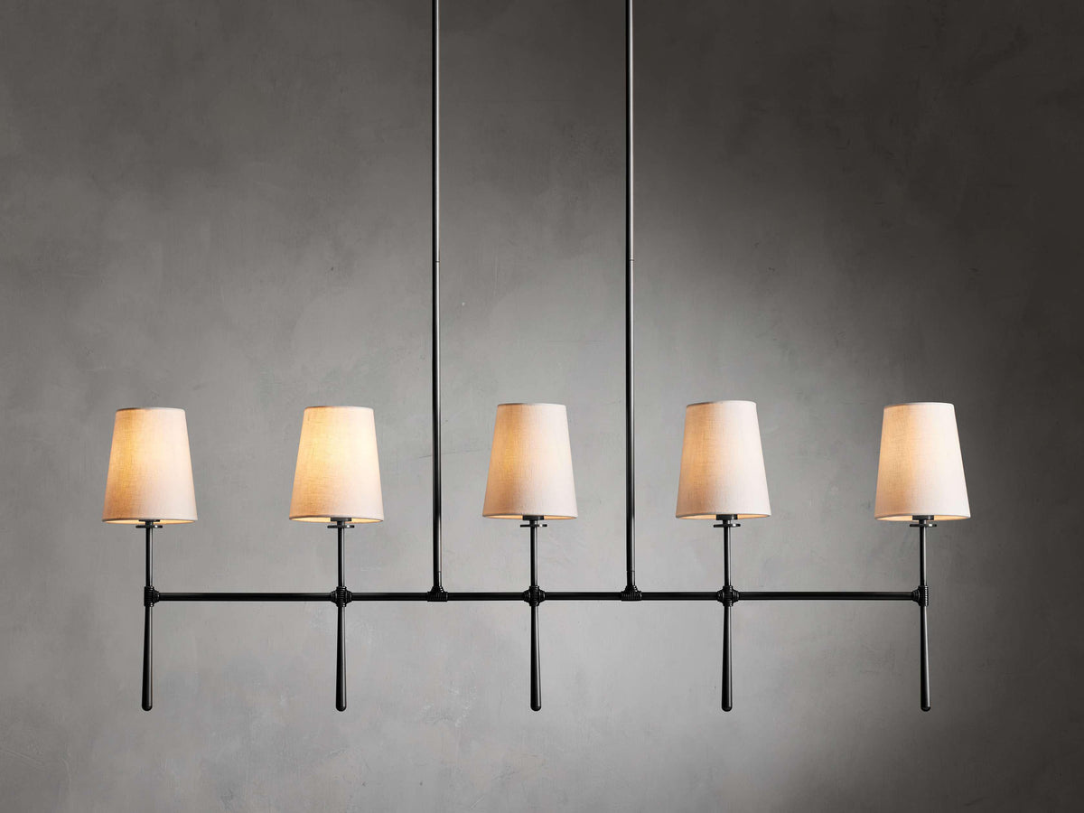 Rhodes Linear Chandelier 5/6 Light