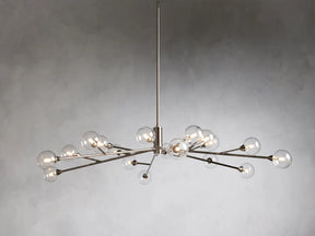 Sayre Round Clear Glass Globe Chandelier