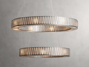 Jeunet 2-Tier Round Chandelier 47''60''