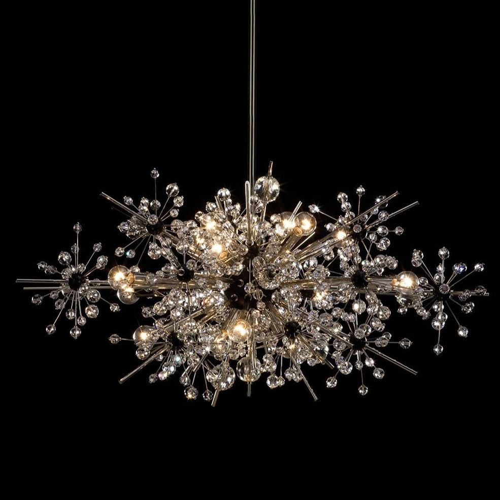 Neoclassicism Opera 16 Light Modern Brass Chandelier - Lobmeyr