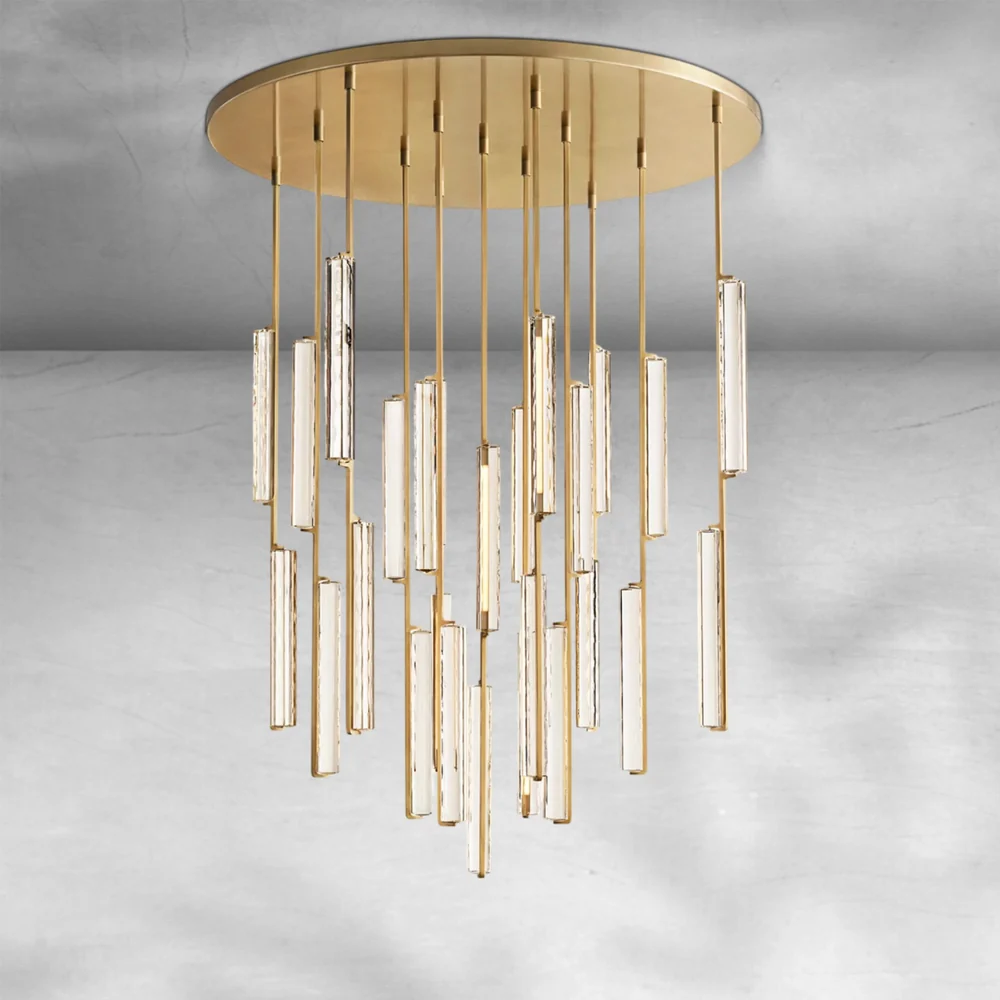 Auduban Crystal Round Chandelier