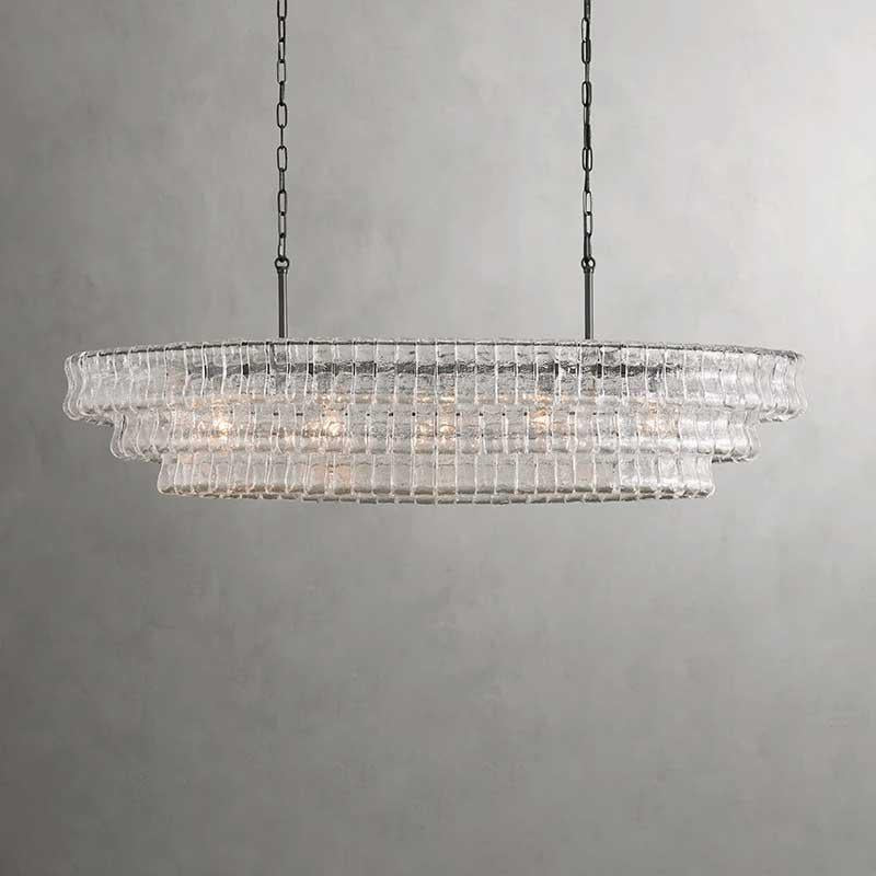 Ghiaccio Oval Chandelier 54''65''