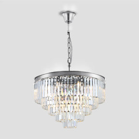 Odeon Crystal Multi-Layer Round Chandelier