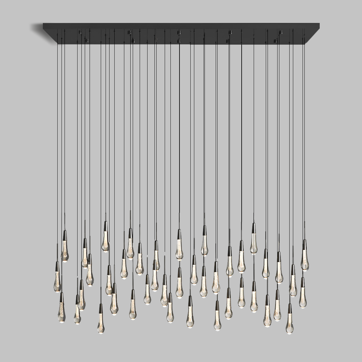 Soltaire Linear Chandelier 37'' 50'' 70'' 87"W 120"W