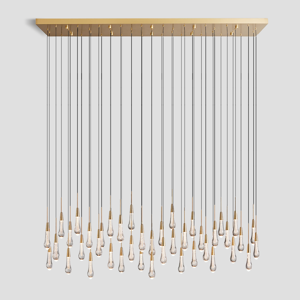 Soltaire Linear Chandelier 37'' 70''W