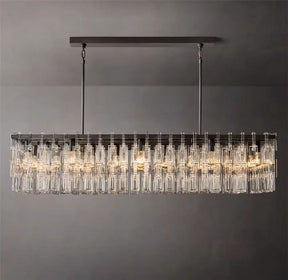 Marignan K9 Crystal Rectangular Chandelier 60"