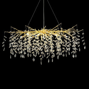 Raindrop Tree Branch Chandelier 23" 47"