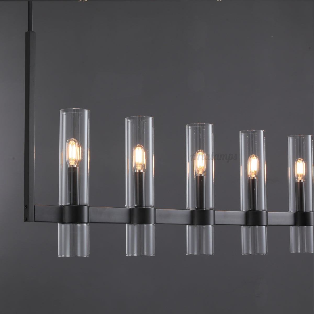 Aria Rachel Linear Glass Chandelier