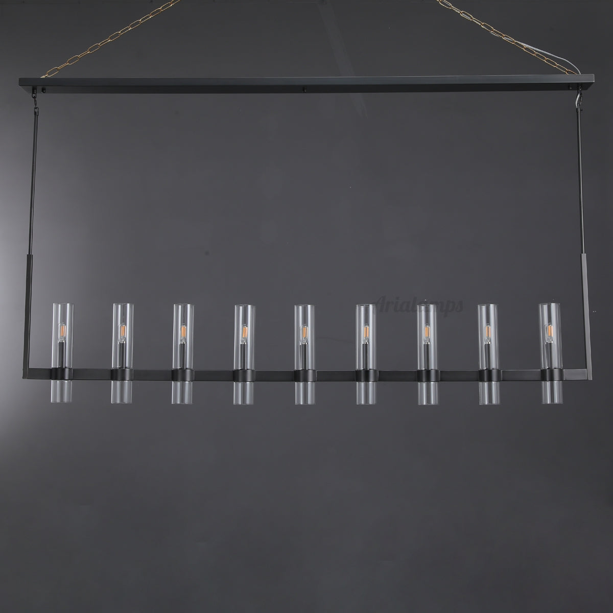 Aria Rachel Linear Glass Chandelier