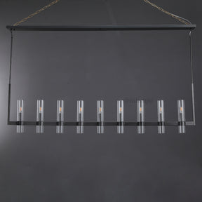 Aria Rachel Linear Glass Chandelier