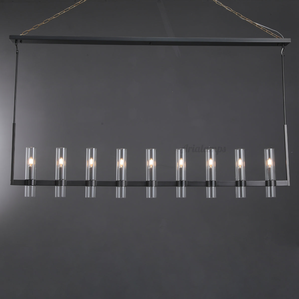 Aria Rachel Linear Glass Chandelier