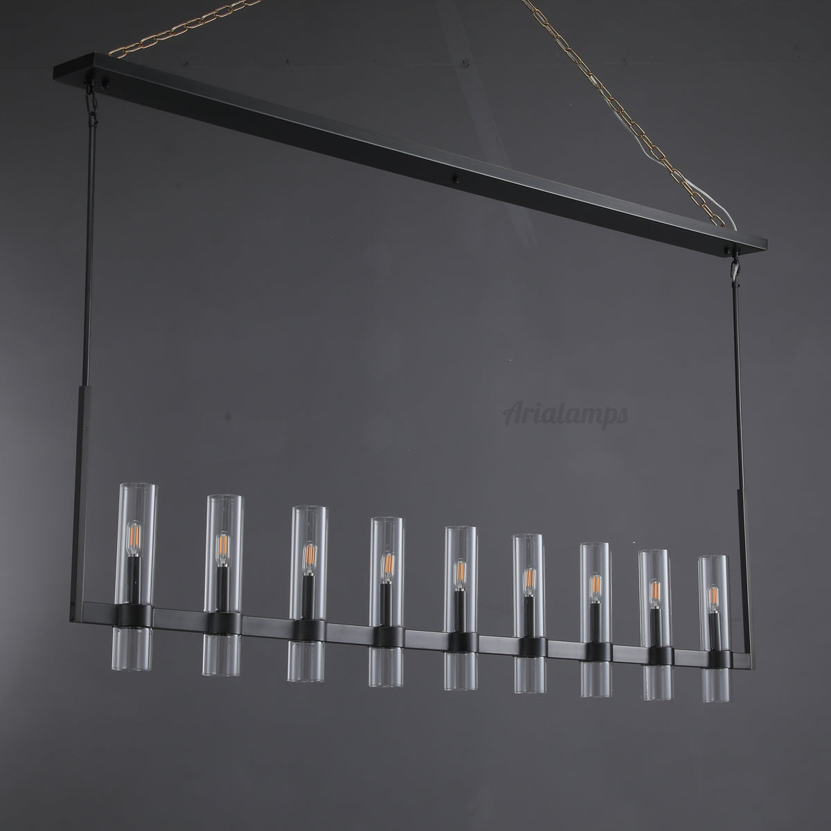 Aria Rachel Linear Glass Chandelier