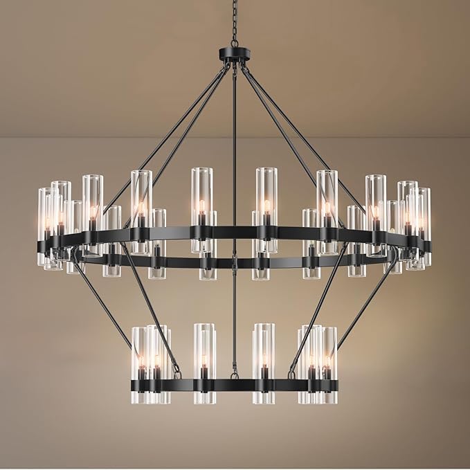 Frolyn Wagon Wheel Chandelier