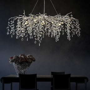 Raindrop Tree Branch Chandelier 23" 47"