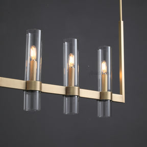 Aria Rachel Linear Glass Chandelier