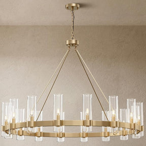 Deyora Wagon Wheel Chandelier