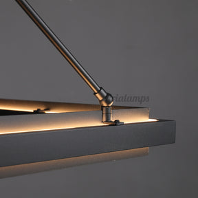 Aria Pera Rectangular Chandelier 48"/62"