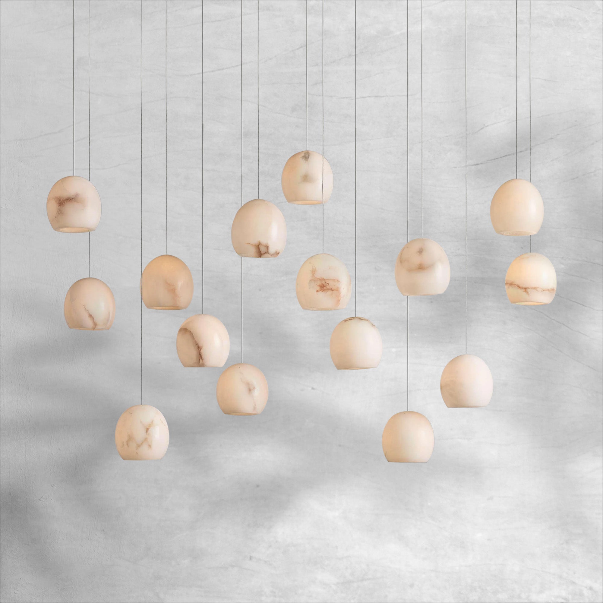 Maeva Rectangular Chandelier 15/30 Light - Arialamps