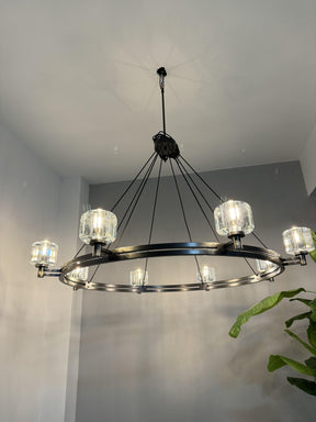 Demaret Double Round Chandelier 36"