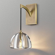 Aria Hemisphere Modern Wall Sconce 7”