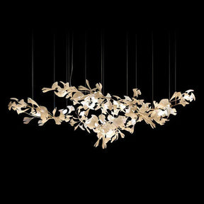 Aria Gingko Porcelain  Chandelier, Modern Branch Chandelier