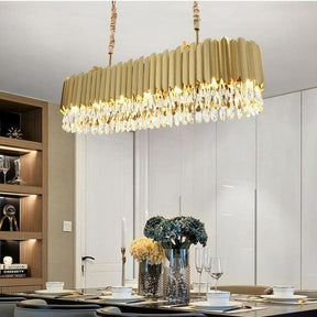 Aria April Dining Room Chandelier Gold