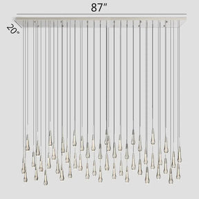 Soltaire Linear Chandelier 37"50"70"87"120"