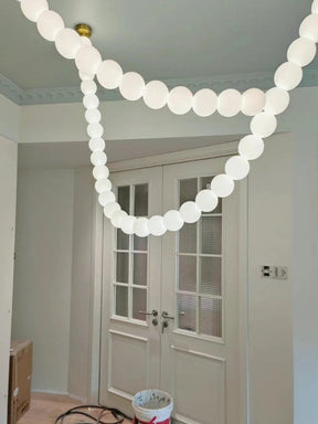 Modern Creative Pearl Necklace Chandelier