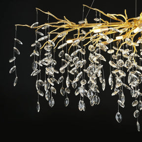 Raindrop Tree Branch Chandelier 23" 47"