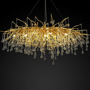 Raindrop Tree Branch Chandelier 23" 47"