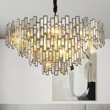 Noxara Round Crystal Chandelier